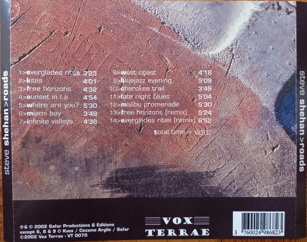 CD Steve Shehan "Roads" – photo 2